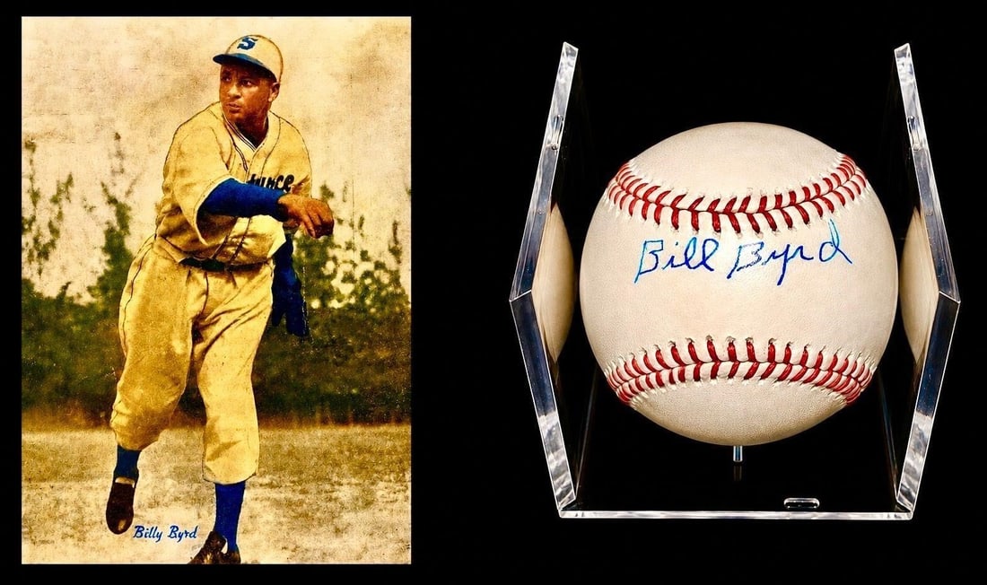 Bill Byrd Signed OAA MLB Baseball (PSA/DNA): Bill Byrd Autographed Official American Association Randy A. Mobley Minor League Baseball (PSA/DNA Authenticated) (PSA/DNA Certification: AR20208). An exceptionally scarce Bill Byrd Autographed