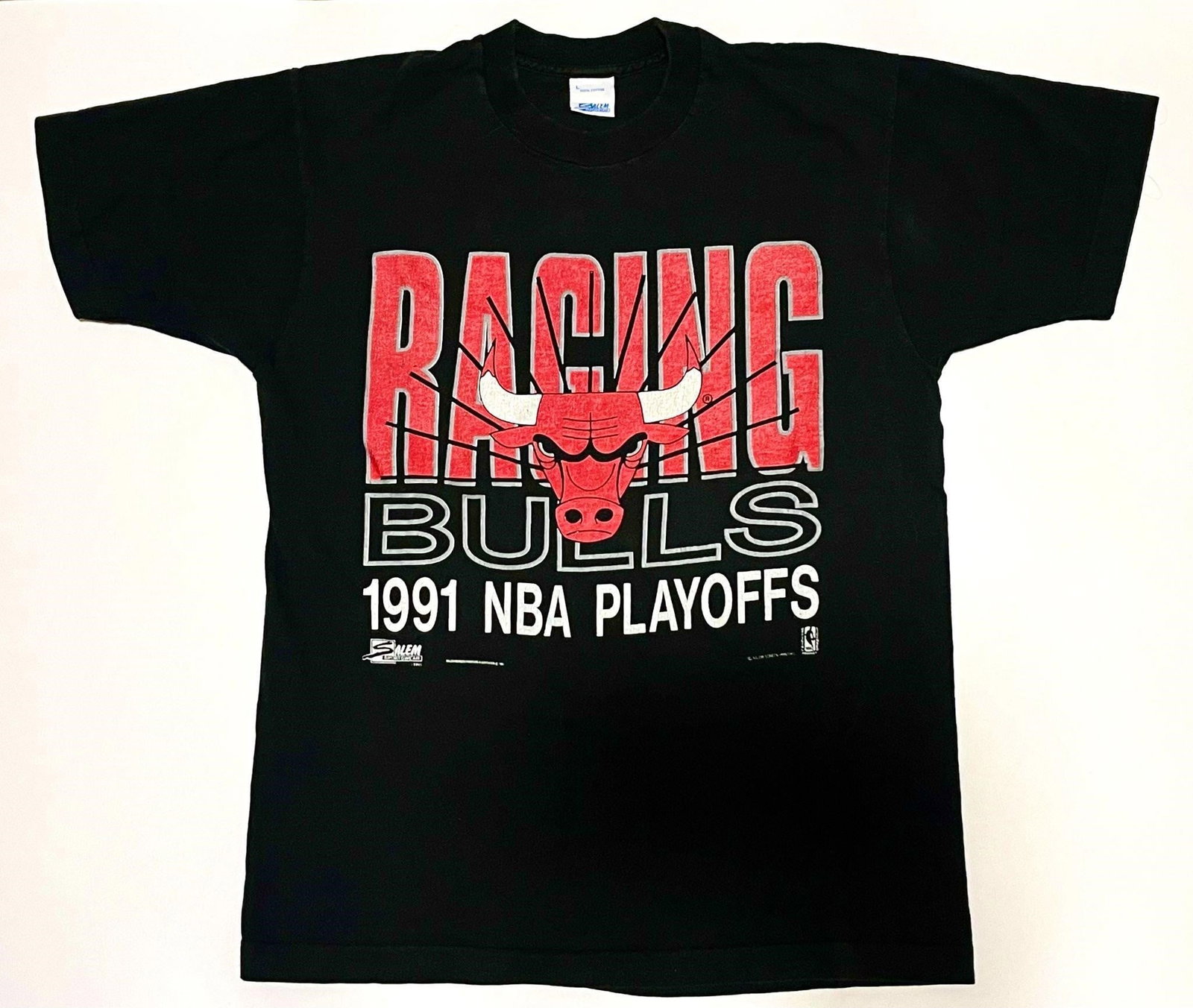 1991 Salem Sportswear Chicago Bulls T-Shirt (L) (1 of 6)
