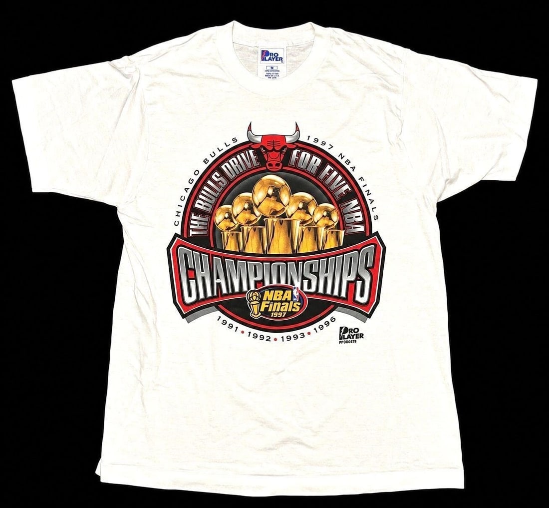 1997 Pro Player Chicago Bulls Finals T-Shirt (M) (1 of 5)