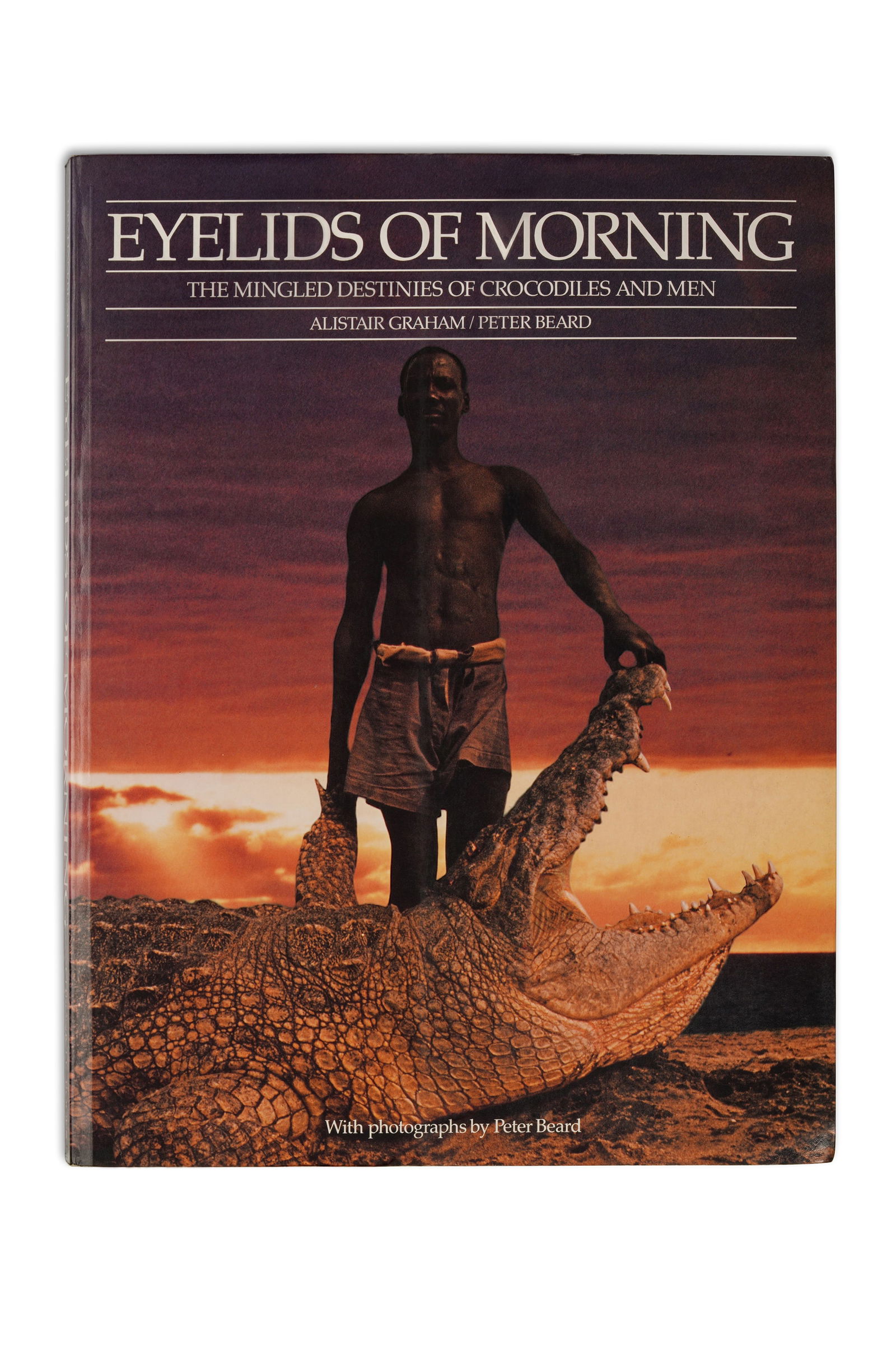 Eyelids of Morning:The Mingled Destinies of Crocodiles and Men: Size:19 * 12 cm Aritist:Peter Beard Peter Beard (1938-2020) was an American photographer, diarist, and artist best known for his evocative collages combining photography, ink, writing, and organic mat