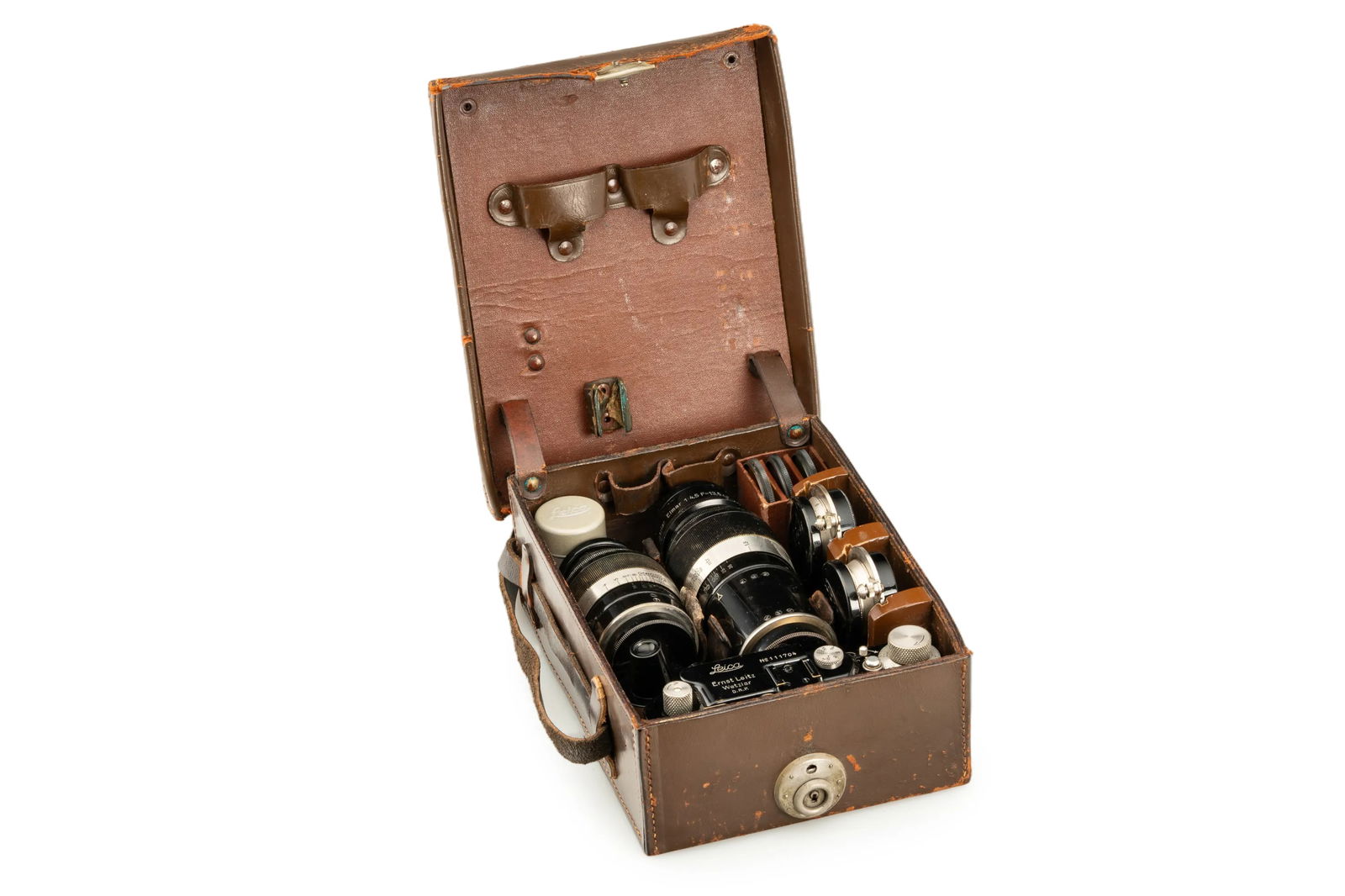 Leica III Mod. F black/nickel 'Tiranty Paris' outfit (1 of 20)