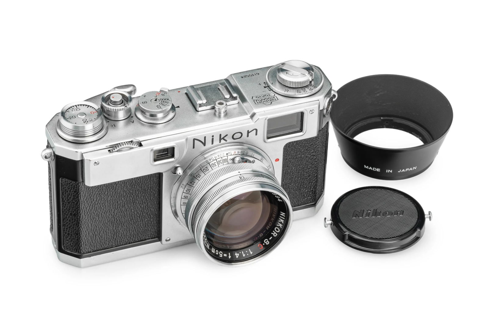 Nikon S2 chrome with Nikkor-S.C 1.4/5cm chrome (1 of 20)