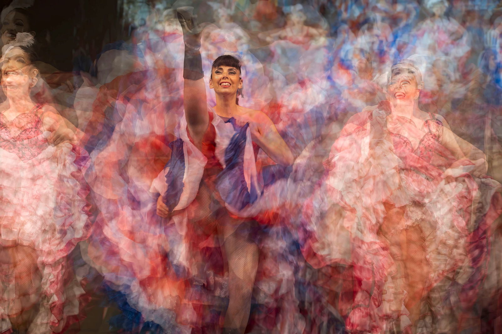 Cancan: event: Opening ceremony of the Virtus Global Games(the world's largest international multi-sport event for athletes with intellectual disabilities). Medium: Archival pigment print Edition: 2/2 Signatu