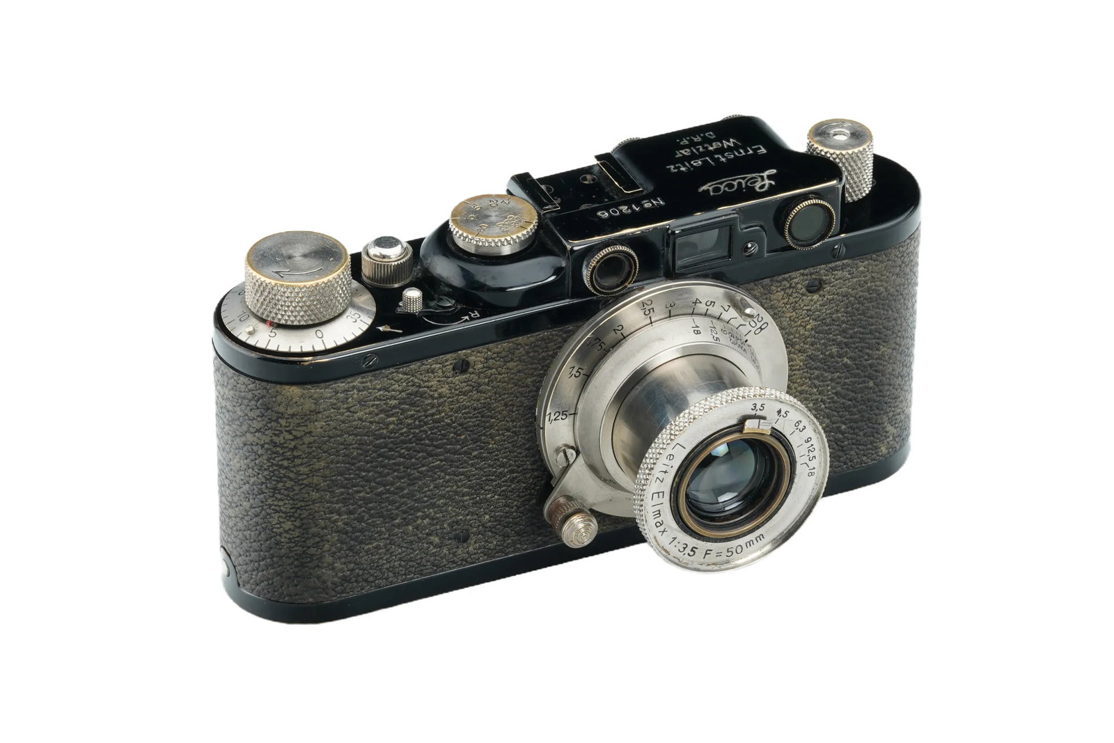 Leica II Mod. D Black/Nickel with Elmax 3.5/50mm (1 of 17)
