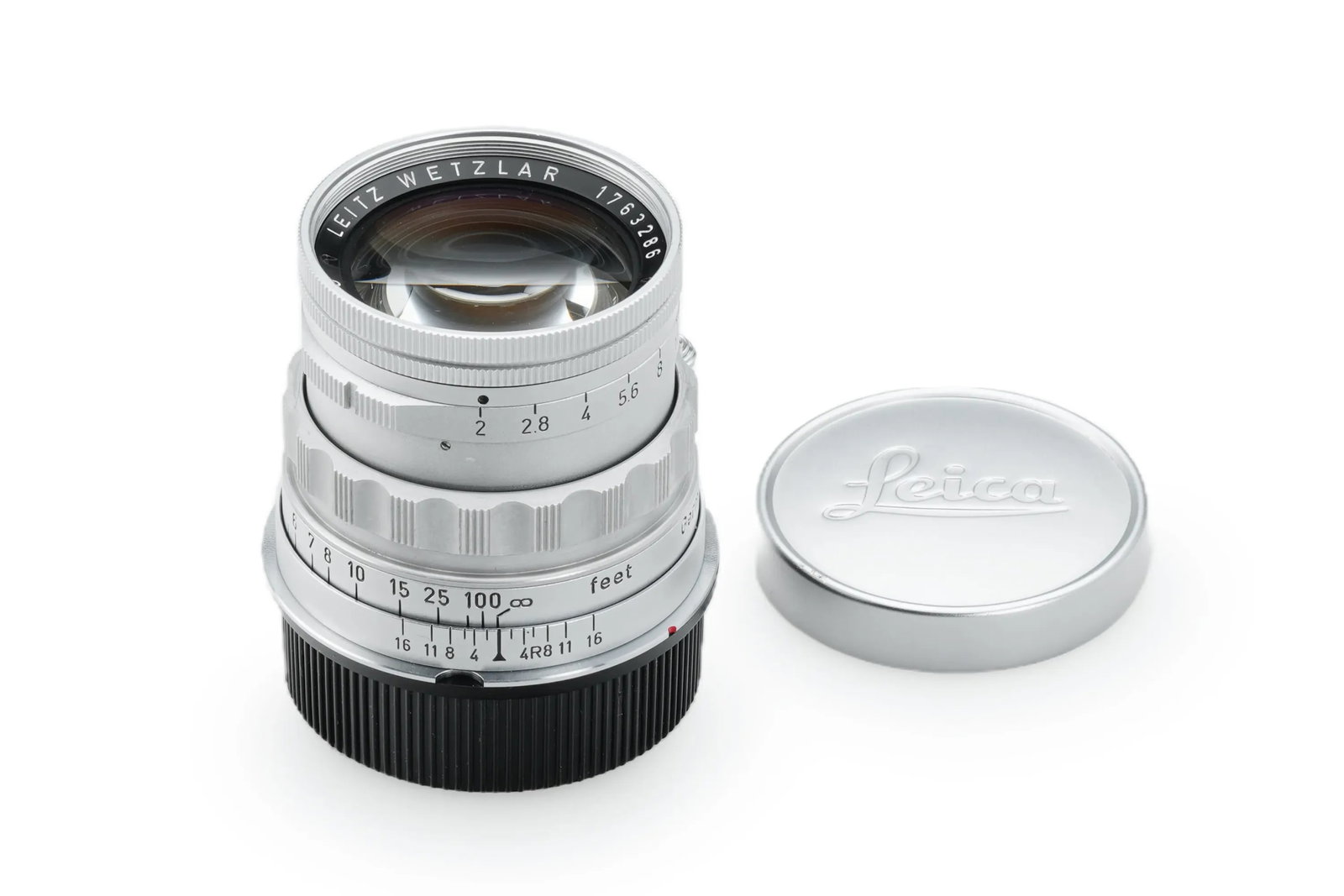 Leica Summicron 2/50mm SOSTA: An exceptionally rare Rigid Summicron for the Leica M39 screw mount, this SOSTA variant is one of only approximately 1,160 units ever produced. The lens is presented in mint cosmetic condition with a