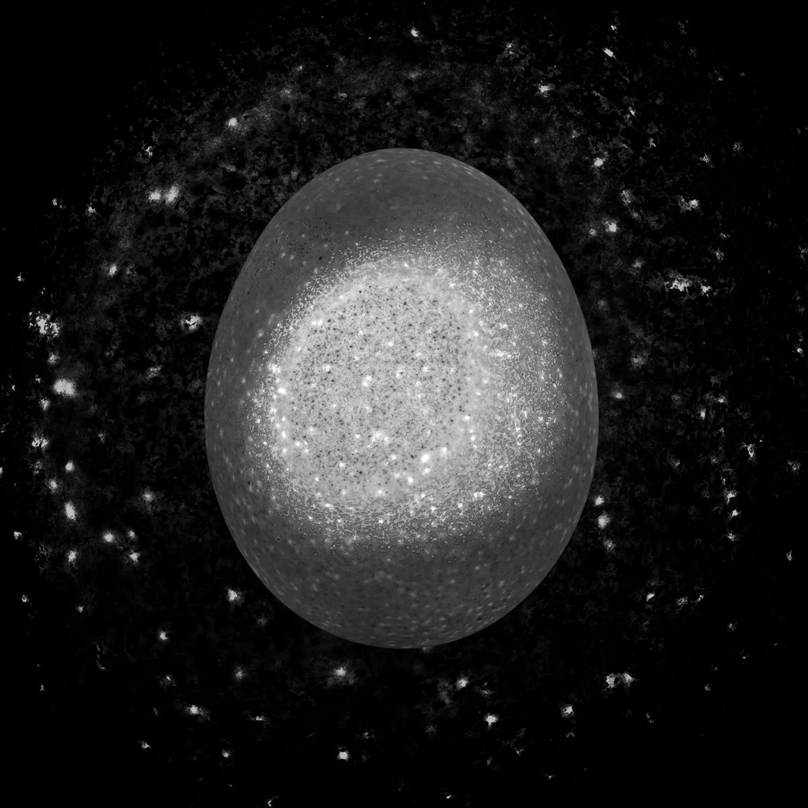 Resurrection #069: Medium and Technique: Carbon print Edition: Unique Framing: Framed The Resurrection project takes the egg as its central image, using a symbolic visual language to explore the cyclical relationship