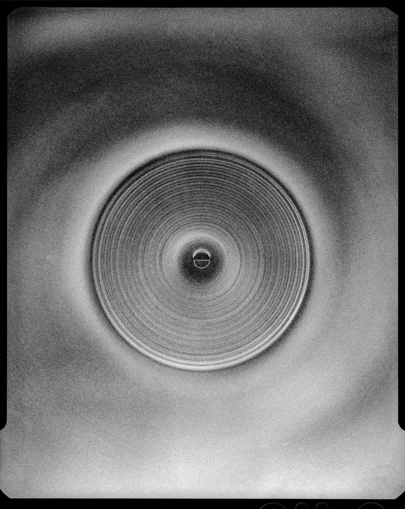 Genesis of Time II: Galaxy - Black Hole: Print Date: 2026 Medium: Hand-made silver gelatin print by the artist Camera Format: Photographed with an 4x5(45)large-format camera Edition: 1/8+2AP Framing: Acid-free mounting, with low-reflection