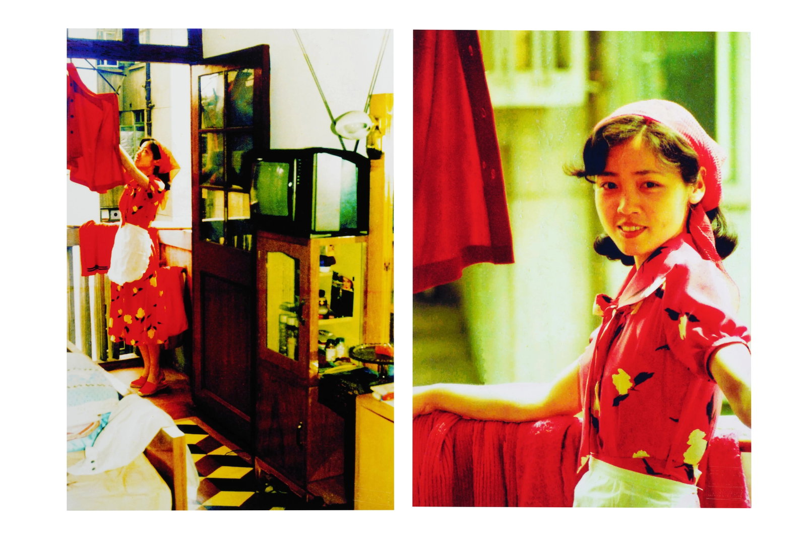 A Fiery Life: Format: A set of 2 prints Medium:Giclee print on German baryta paper Film: First-generation Lucky color film Signature: Signed by the artist Edition: 1/6 Rights: Written portrait rights authorization 