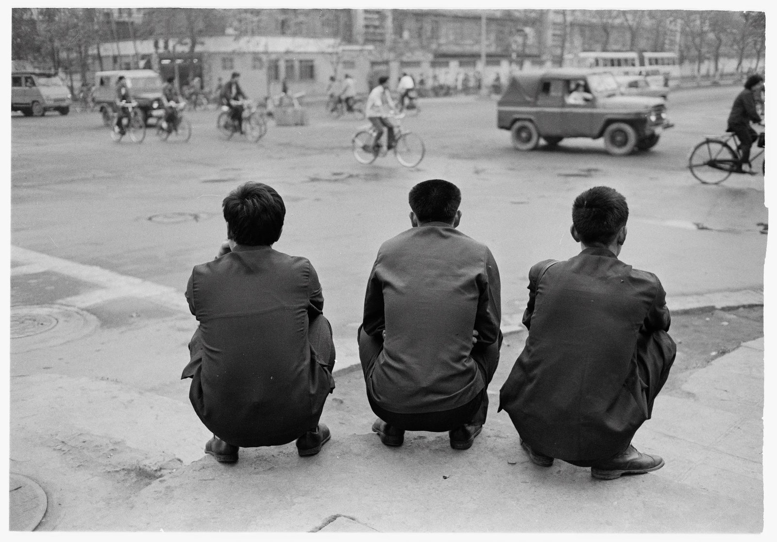 Street Philosophers: Location: Guangzhou Series: Humanism in China, No. 436 Medium: Gelatin silver print Edition: 1/8 Signature: Printed and signed by the artist This photograph was made in Guangzhou in 1982. In the