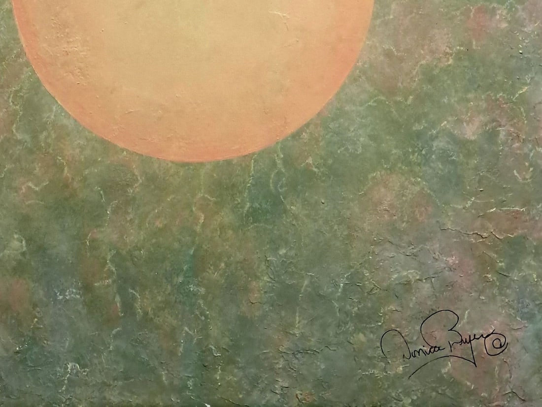 The Sphere, Gold, Yellow on Lt. Green - 3