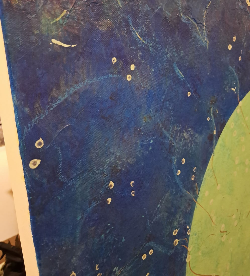 The Galaxy Sphere - Aqua and Blue. - 3
