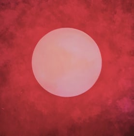 The Sphere - Pink & Red: Artist: Donica Christie Bryer (New York born 1958) BFA Degree: School of Visual Arts, NYC Donica C Bryer, Fine Arts Award winning artist, Ms. Bryer was born and raised in the Hudson Valley of Upstate