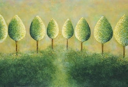 Season of Summer - Box Print: Artist: Donica Christie Bryer (New York born 1958) BFA Degree: School of Visual Arts, NYC Donica C Bryer, Fine Arts Award winning artist, Ms. Bryer was born and raised in the Hudson Valley of Upstate