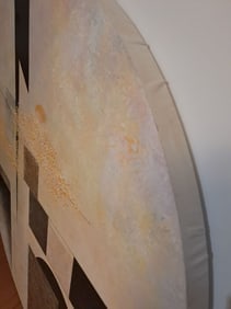 Shades of Grey, Copper & Gold - Circle - 3