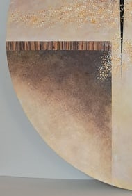 Shades of Brown, Copper & Gold - Circle - 2