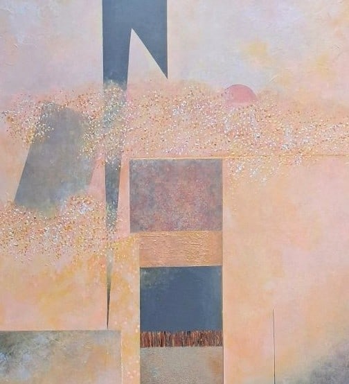 Shades of Pink, Grey, Copper & Gold - 4