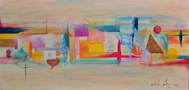 City of Hearts: Artist: Donica Christie Bryer (New York born 1958) BFA Degree: School of Visual Arts, NYC Donica C Bryer, Fine Arts Award winning artist, Ms. Bryer was born and raised in the Hudson Valley of Upstate