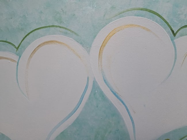 Happy Healthy Heart - in White - 3