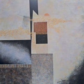 Shades of Black, White, Silver & Gold: Artist: Donica Christie Bryer (New York born 1958) BFA Degree: School of Visual Arts, NYC Donica C Bryer, Fine Arts Award winning artist, Ms. Bryer was born and raised in the Hudson