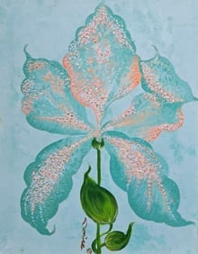 The Irish - in Tiffany Blue: Artist: Donica Christie Bryer (New York born 1958) BFA Degree: School of Visual Arts, NYC Donica C Bryer, Fine Arts Award winning artist, Ms. Bryer was born and raised in the Hudson