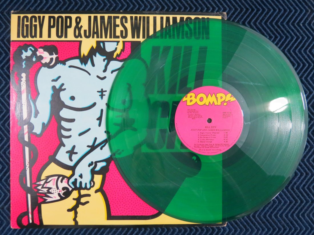 Iggy Pop Kill City LP - Green Vinyl (1 of 2)
