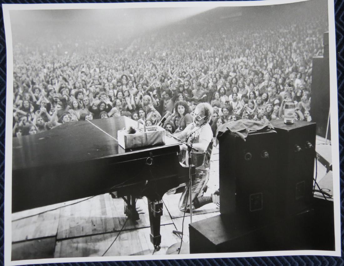 Elton John The Doors 11 x 14 Photo by Joe Sia: By the famous Woodstock and Rock n Roll photographer Joe Sia. Stamped on the back. Mint.