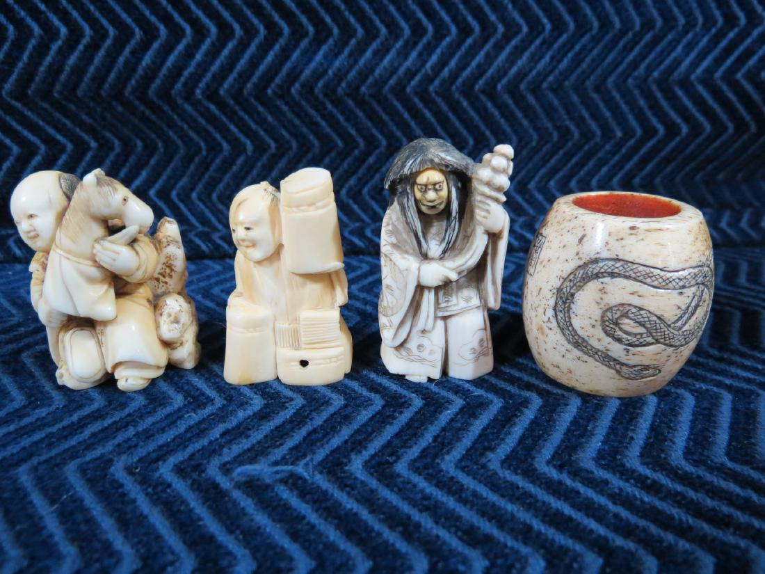 (4) 19th Japanese Okimono (1 of 11)