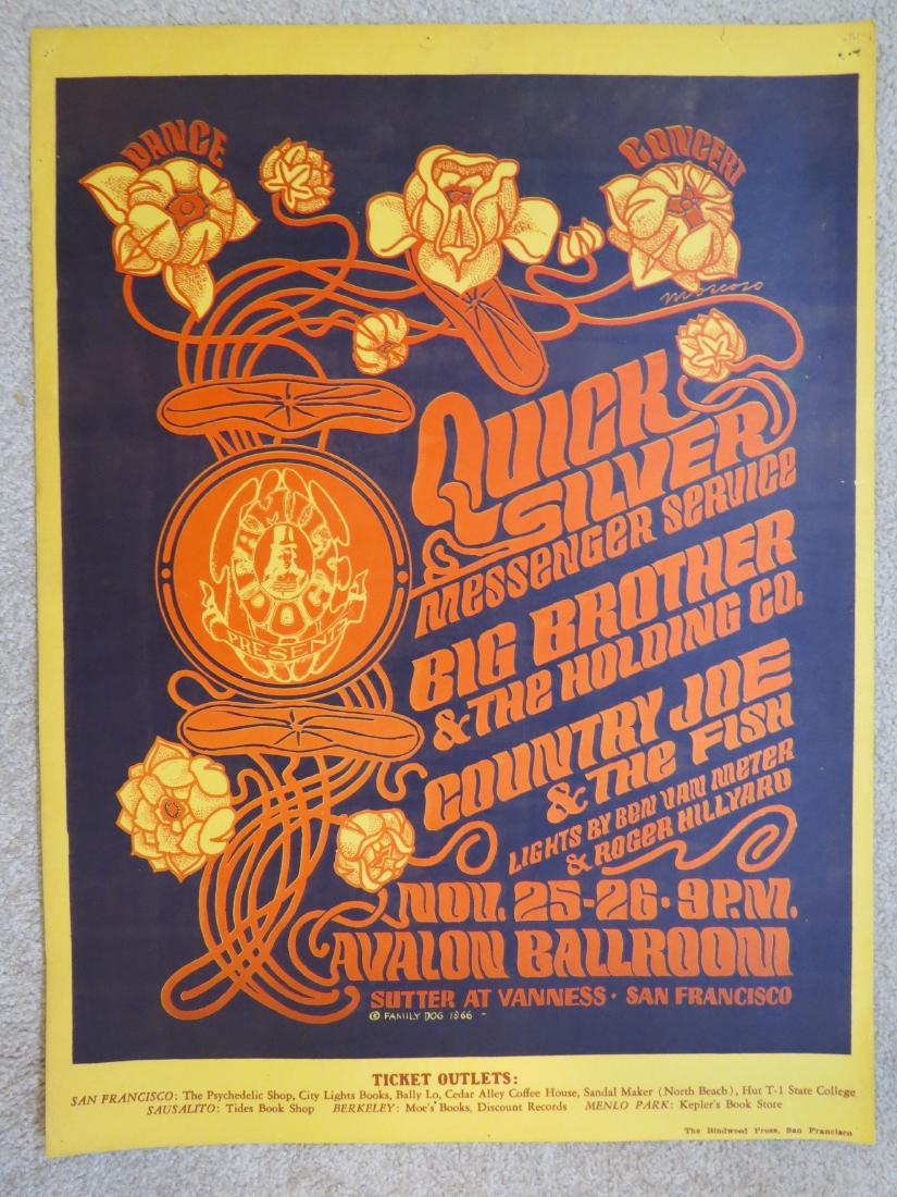 Janis Joplin Big Brother Family Dog FD-36 First Print (1 of 4)