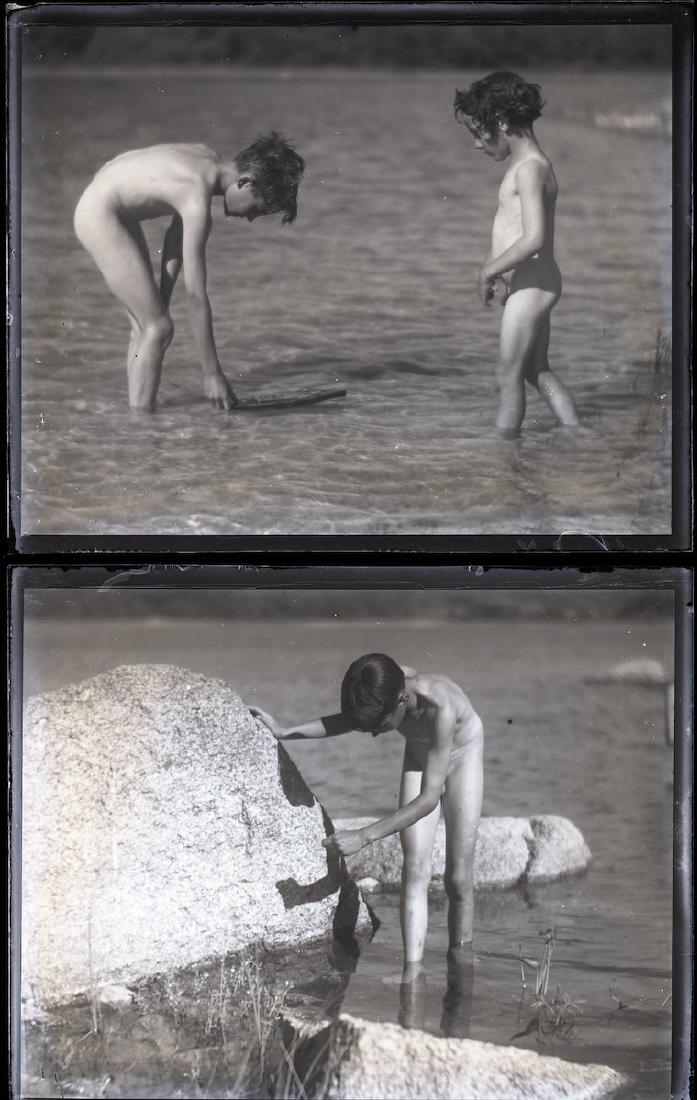 (2) c. 1900 Nantucket MA Glass Plate Negatives (1 of 1)