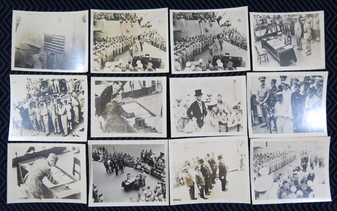 (12) WWII Japan Surrenders Snapshot Photographs (1 of 5)