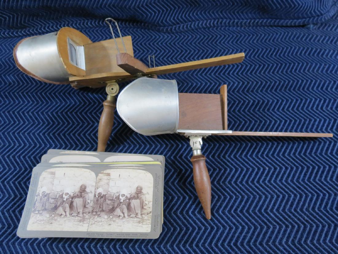 (2) Stereoview Holders and (25) Cards (1 of 5)