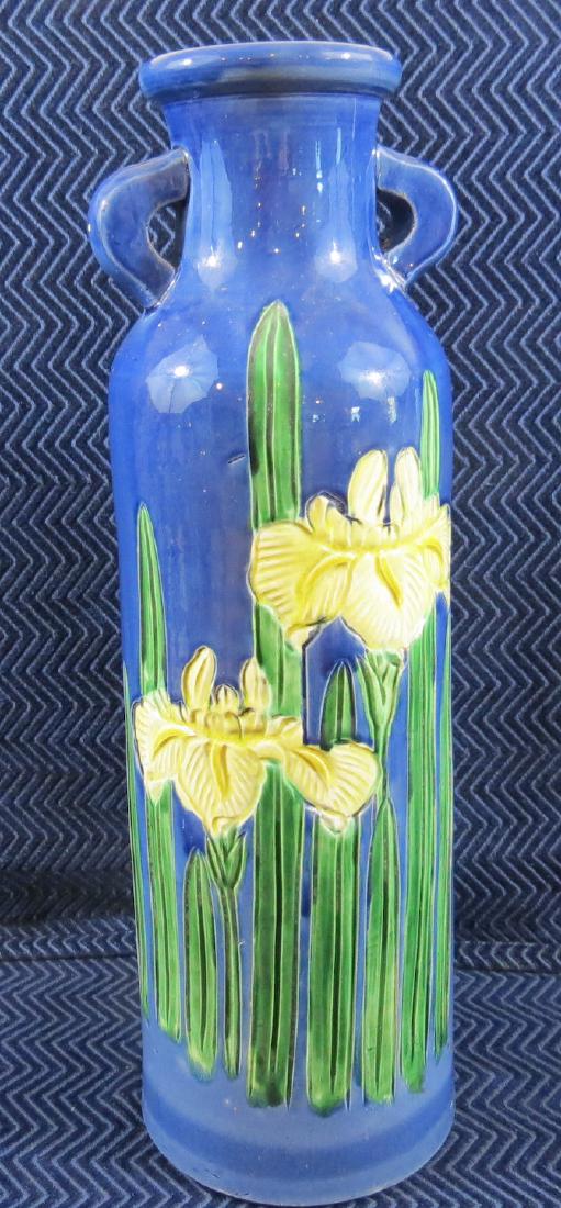 Early 20th Century Japanese Awaji Art Deco Pottery Vase (1 of 15)
