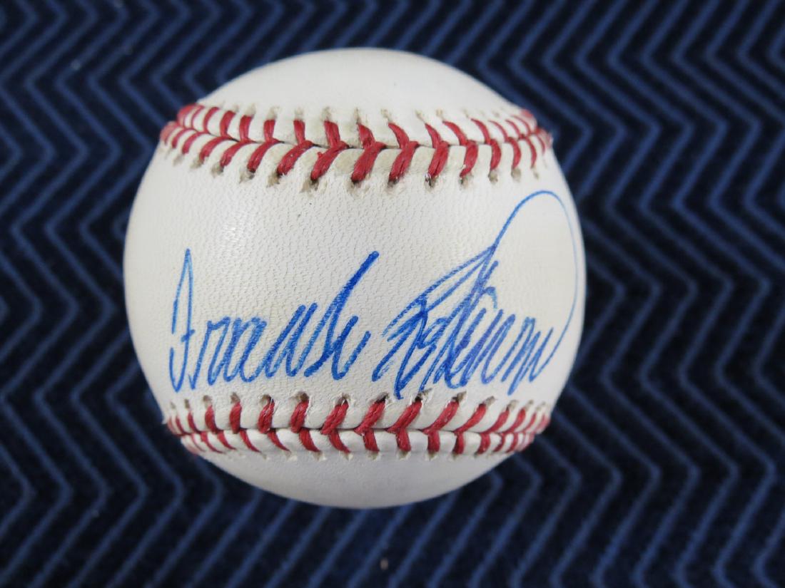 Frank Robinson Single Signed Baseball (1 of 2)