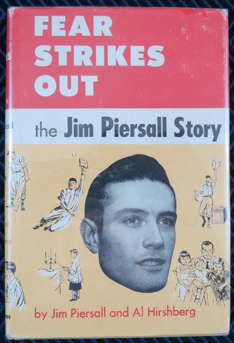 Jimmy Piersall Signed Fear Strikes Out Baseball Book (1 of 3)