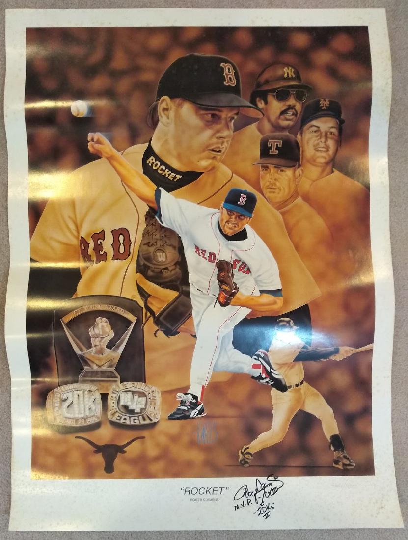 Roger Clemens Signed Lithograph #364/1000 (1 of 6)