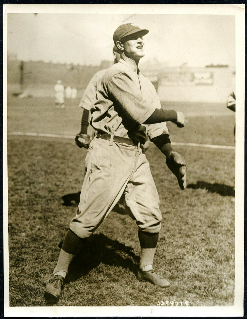 1922 Joe Bush Yankees Baseball Photo (1 of 2)