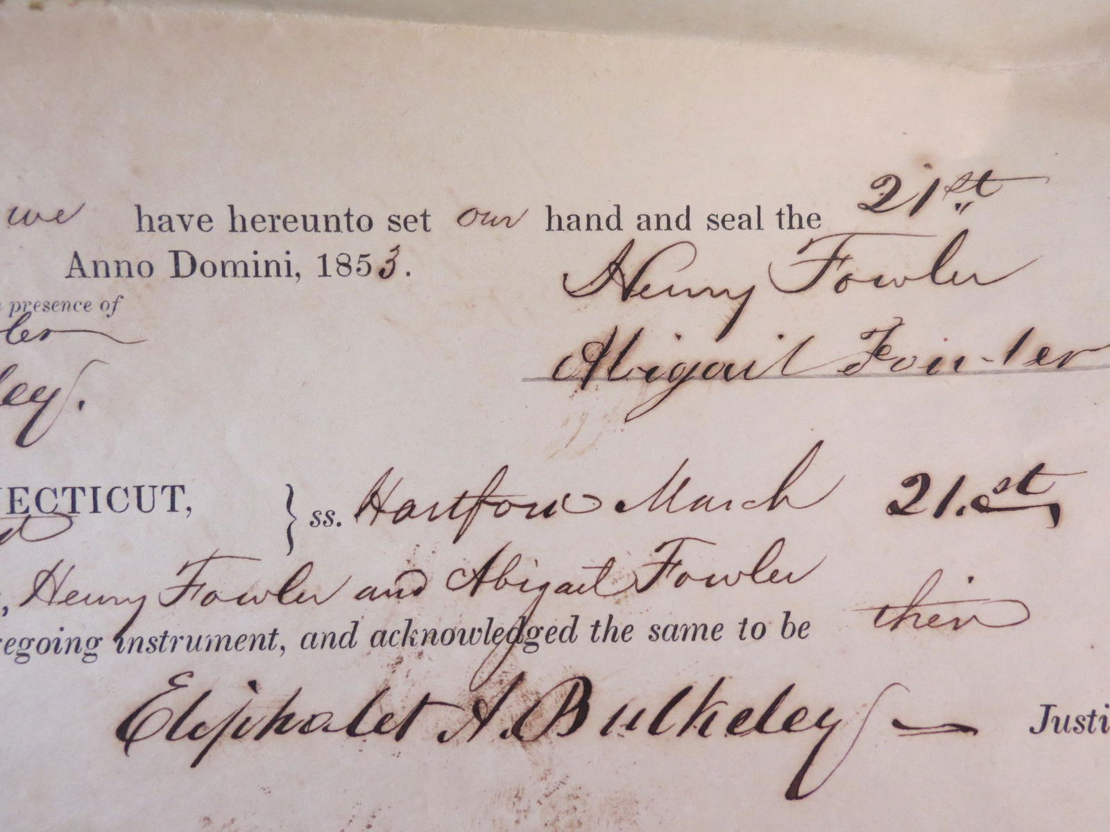 Morgan Bulkeley Baseball Related Document (1 of 4)