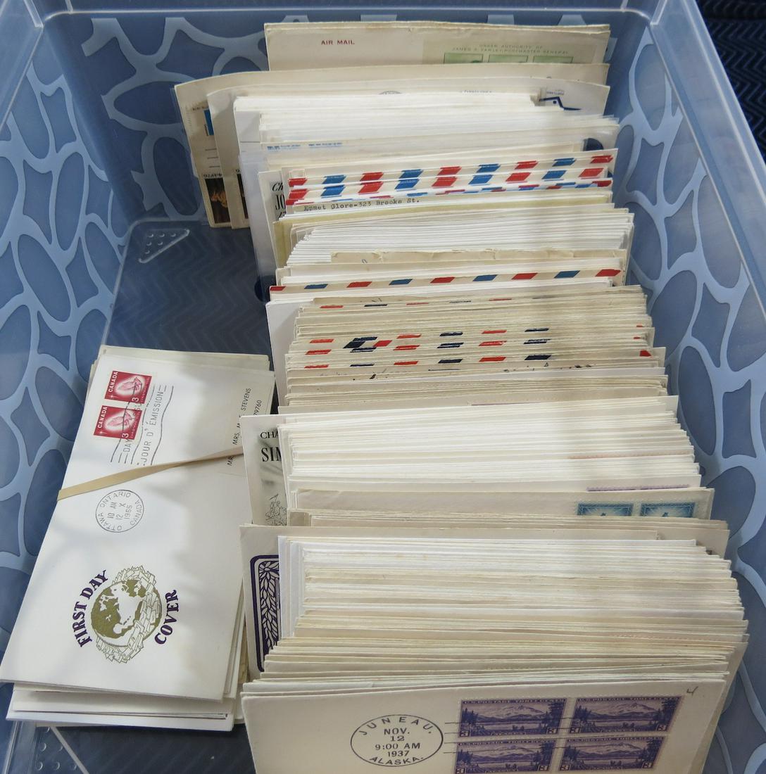 Appx (500) 1930s-1970s First Day Covers (1 of 12)