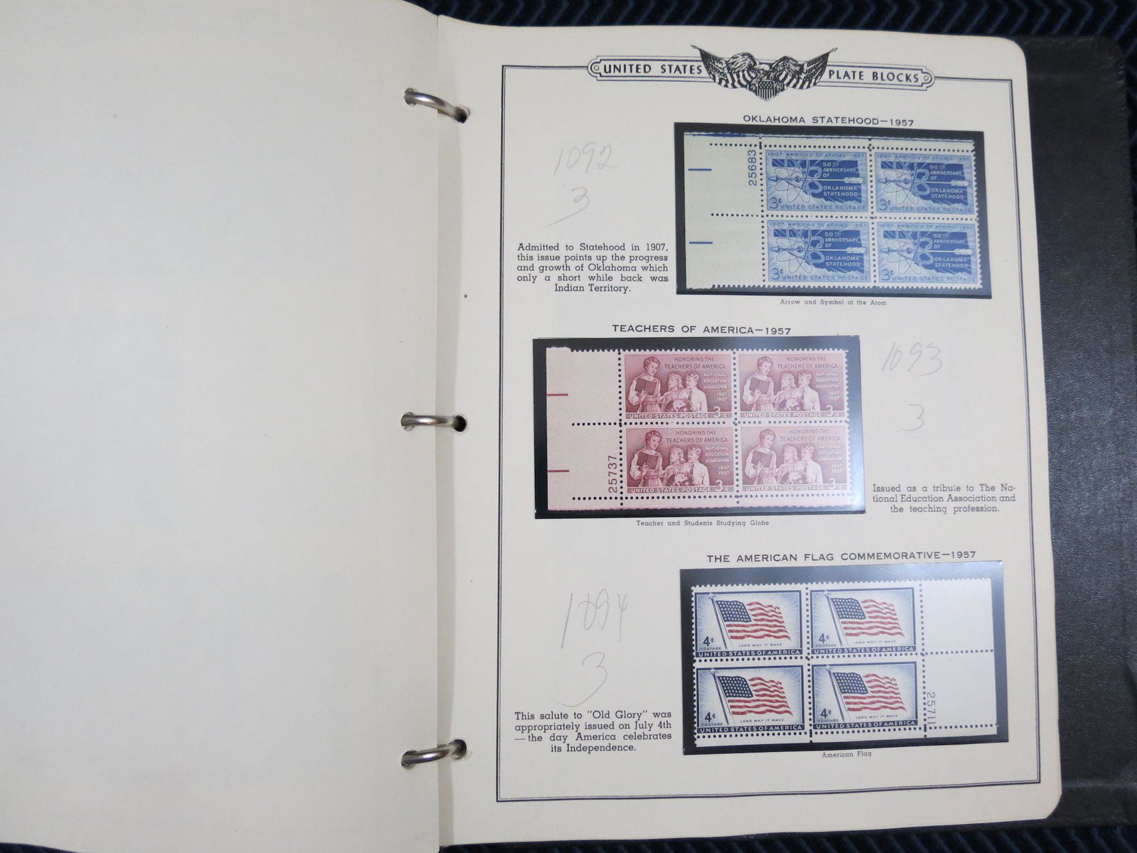 US Plate Block Collection #772-1173 (1 of 8)