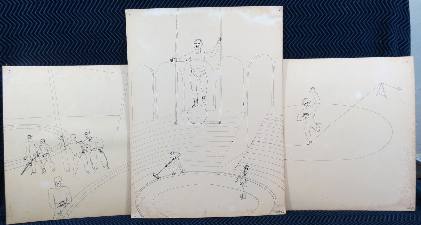 (3) 1964 Alexander Calder Lithographs Circus (1 of 4)