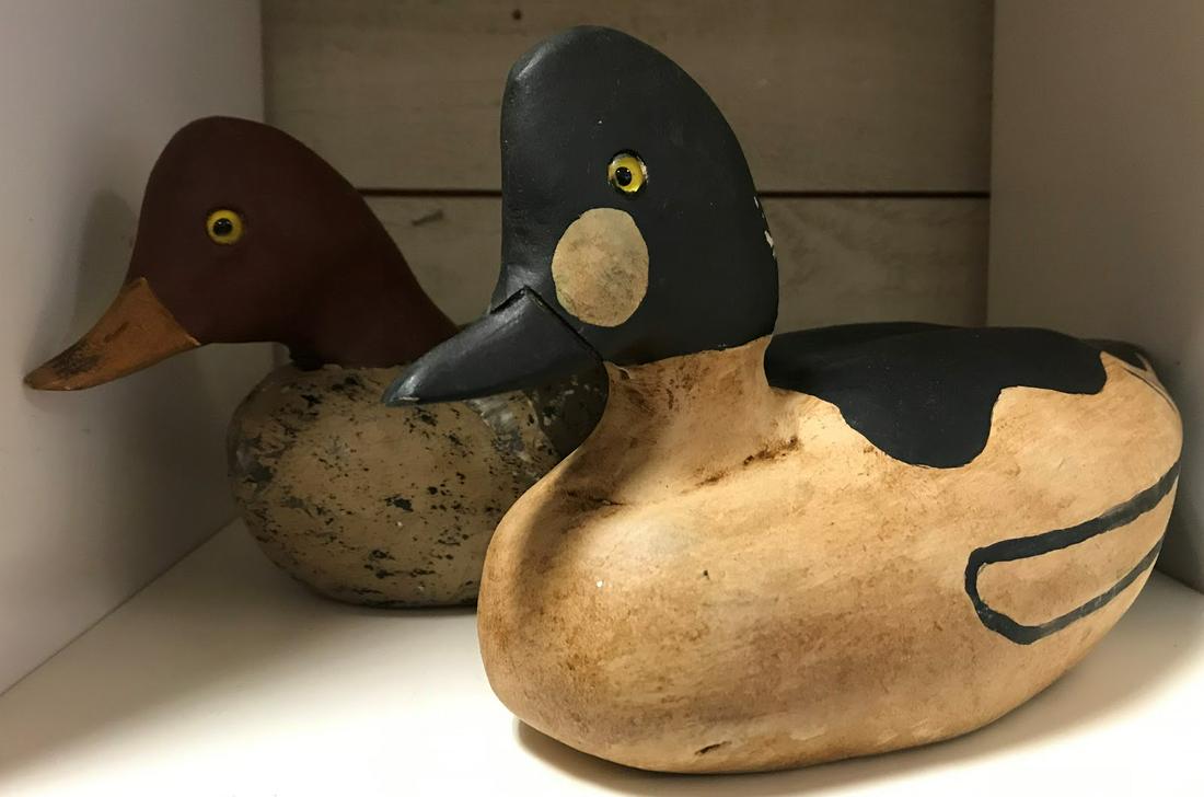 (2) Ken Blakeley Wooden Duck Decoys-Wellfleet MA (1 of 12)