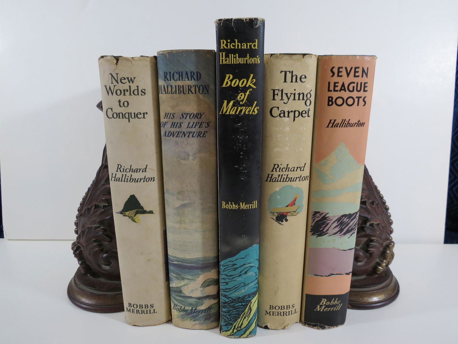 (6) Richard Halliburton Hardcover Books / (2) Signed (1 of 8)