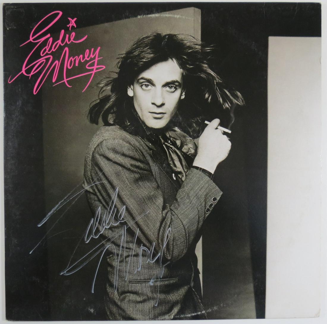 Eddie Money Hand Signed Autographed LP (1 of 2)