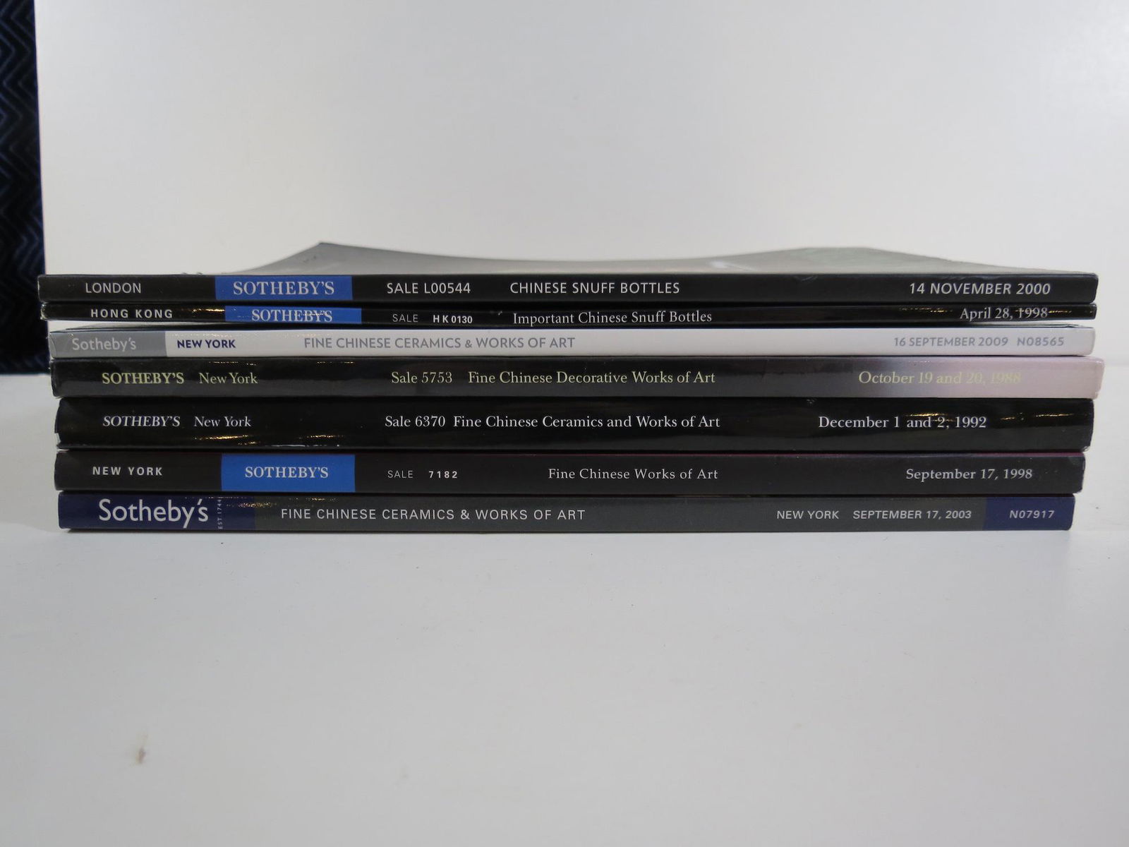 (7) Sothebys Chinese Snuff Bottle and Art Catalogs (1 of 5)