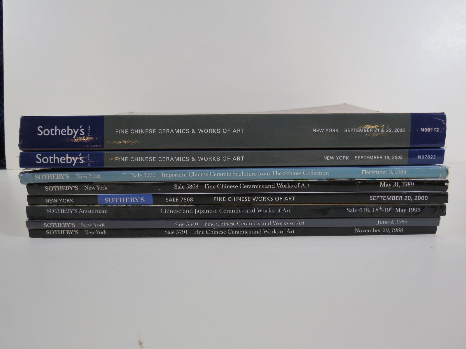 (8) Sothebys Chinese Art Auction Catalogs (1 of 5)
