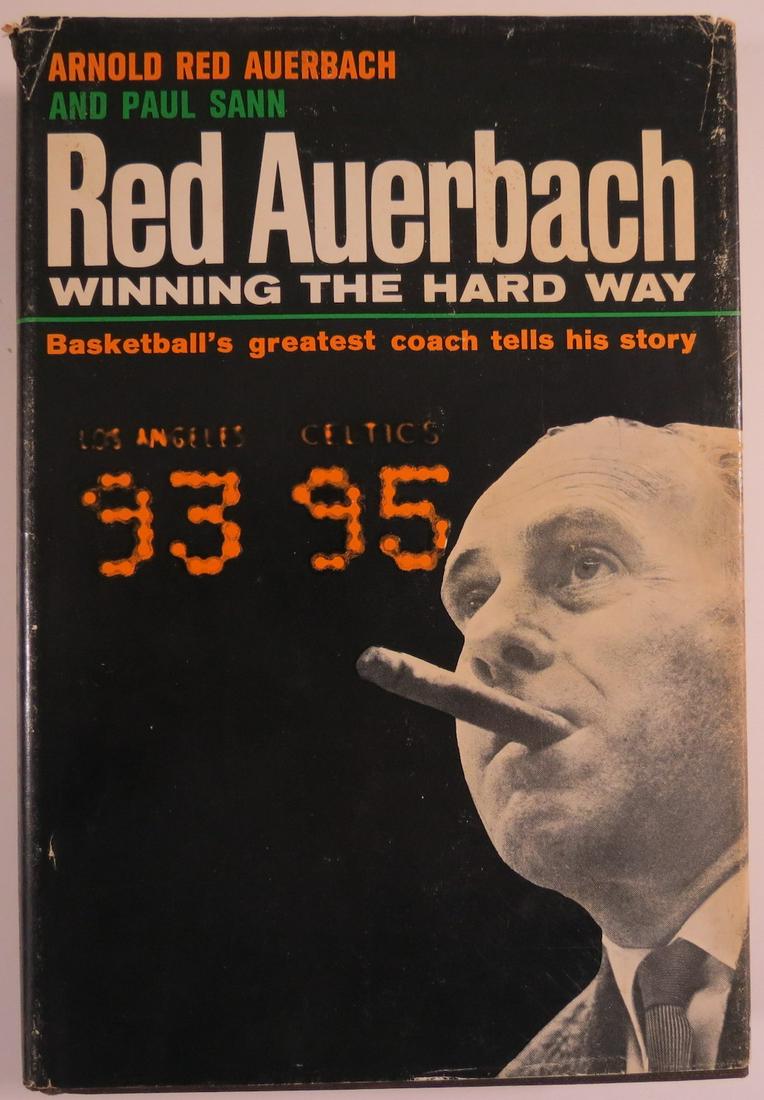 Red Auerbach Signed Basketball First Edition Book (1 of 2)