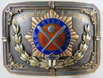 1935 Joe Cronin All-Star Game Presentation Belt Buckle