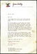 Gene Autry Signed Letter to Joe Cronin