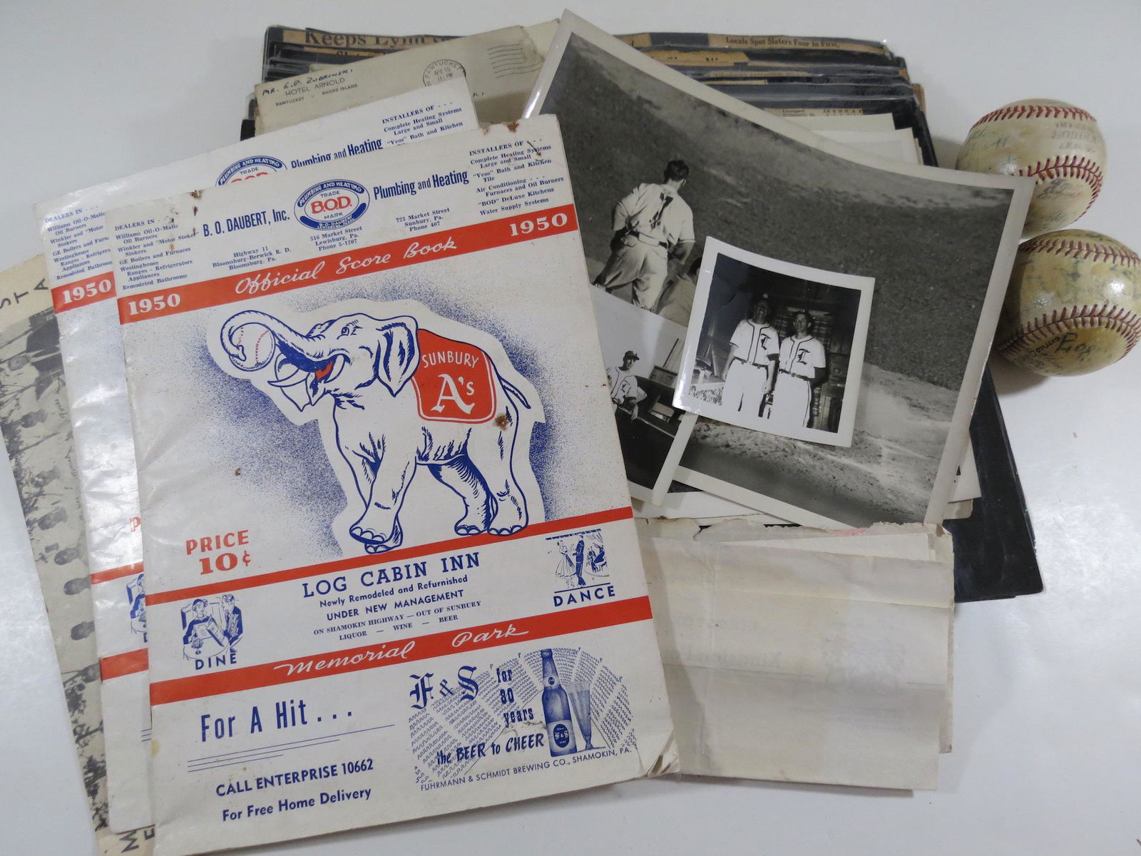 1950 Minor League Baseball Player Estate Lot (1 of 13)