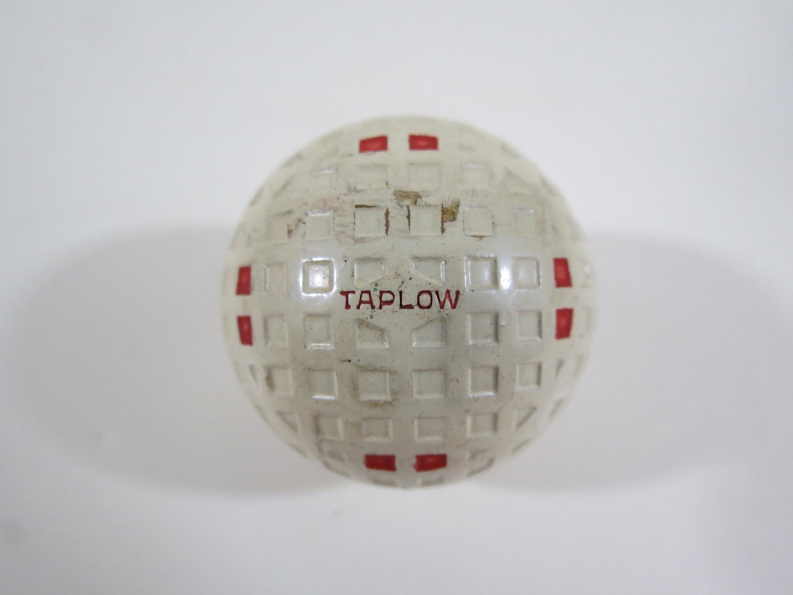 1911 Taplow Super Mesh Golf Ball Near Mint Never Used: Mesh design from Wanamakers in Philadelphia. Near Mint and never used.